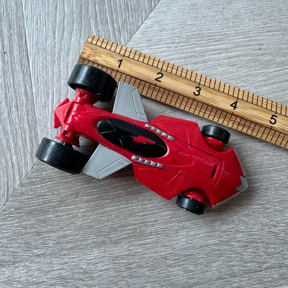 Hot Wheels 2010 McDonald's Mattel Red Car Battle Force 5 - Picture 9 of 9